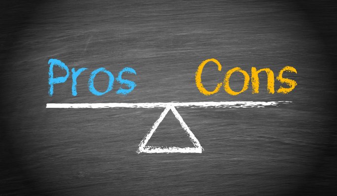 restoro system optimizers advantages pros and cons drawing on blackboard with chalk